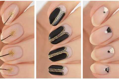 New Nail Art 2022 🎊 Easy Minimalist New Year's Eve Nail Design Compilation