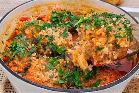 The perfect combination of cabbage with meatballs! A simple soup recipe for the lazy!
