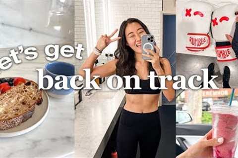 10 Healthy Habits and Fitness Motivation Tips *let's get back on track*