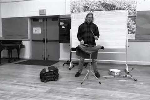 Part#3 Basic easy percussion playing techniques, easy exercises for the Ludwig Combo Percussion Kit