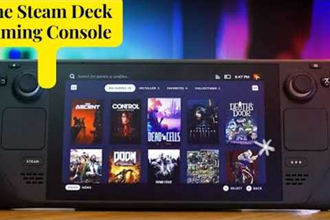 The Steam Deck Unboxing &amp; Gameplay| Premium looking Gaming Console