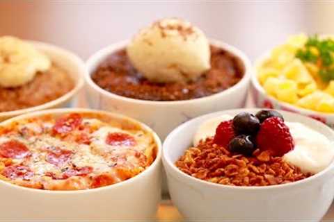 5 Microwave Mug Meals (Mug Pizza, Brownie in a Mug &amp; More!) | Gemma's Bigger Bolder Baking