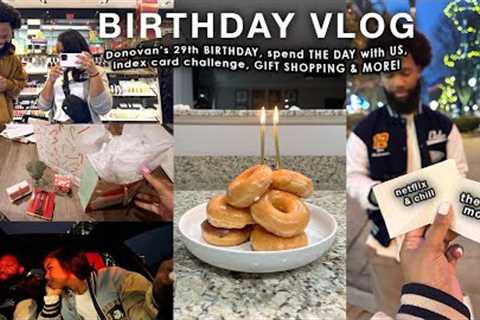 VLOG | SPEND THE DAY WITH US ON HIS 29th BIRTHDAY! new gifts, shopping &amp; more!