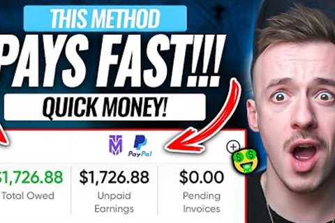 +$500/DAY Fast Cash Method To Get Paid QUICKLY ONLINE! (Make Money Online 2022 FAST!)