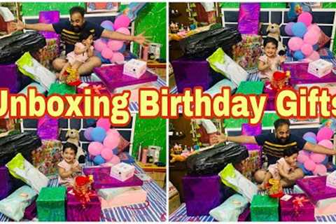 Birthday Gifts Unboxing | Gifts for 1st Birthday | First Birthday Celebration | Birthday surprise