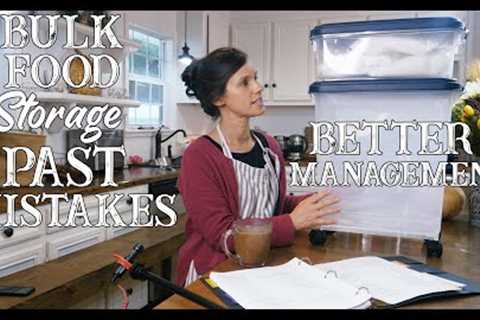 Bulk Food Storage Past Mistakes/ Better Management/ Prepping Like Grandma EP 16