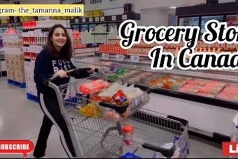 GROCERY SHOPPING IN CANADA 🍁 #canada #studentsincanada #canadawinters #internationalstudents