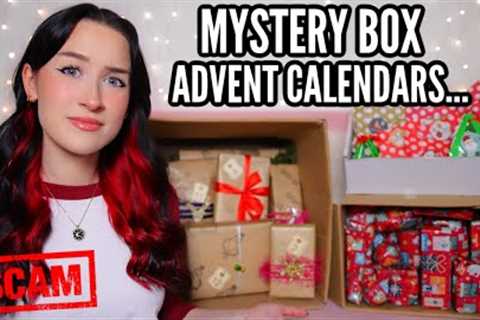 I Bought MYSTERY BOX ADVENT CALENDARS From Etsy...