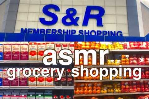 ASMR Grocery Shopping (silent vlog) at S&amp;R Commonwealth ~ shop with me! 🛒 │ Prica Luna
