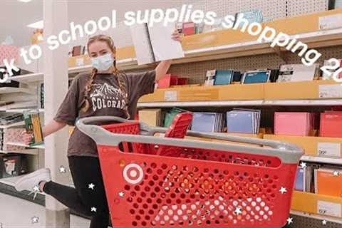 BACK TO SCHOOL SUPPLIES SHOPPING VLOG &amp; HAUL 2021