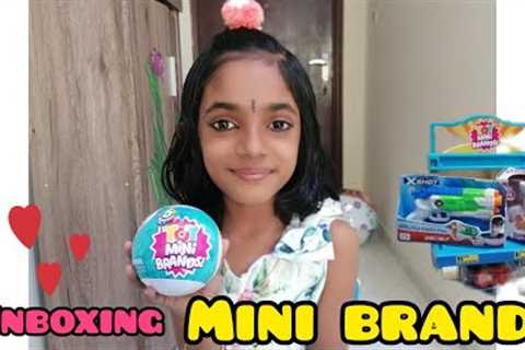 //Minibrands//Zuru mini brands 5 surprise toys//unboxing//toy surprise//Hrithika's talks//