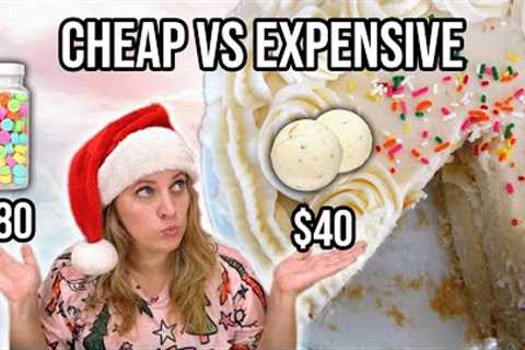 SOAPMAS DAY 3 🎄 Cheap Vs Expensive Cake-Themed Bath Product Kits