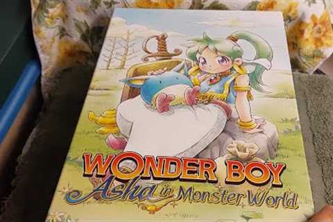 Wonder Boy Asha in Monster World PS4 Collector's Edition Unboxing- Strictly Limited Games