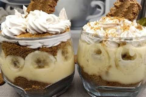 easy dessert recipe | candy biscuit desert recipe | Food Cravings official