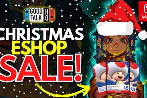 Incredible NEW Holiday Eshop DEALS Under $5 Live NOW! Nintendo Switch ESHOP SALE And New Give Away!