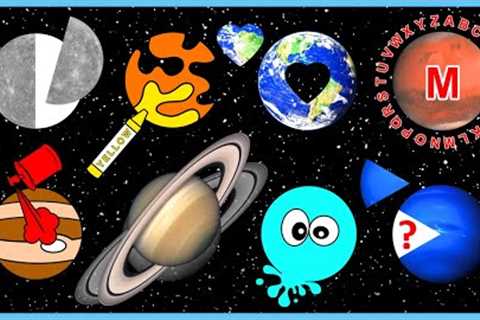 Planet GAMES COMPILATION for BABY | Mercury Venus Earth Mars Jupiter Saturn Uranus Neptune