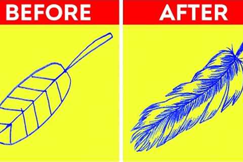 Simple Drawing Tricks Anyone Can Repeat