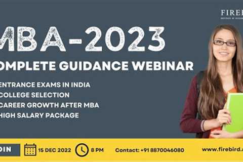 MBA 2023 - Complete Guidance | Entrance Exams | Career Growth | Salary #mba2023 #mat2023