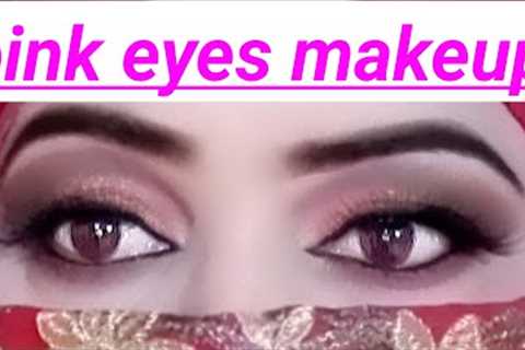Soft Glitter pink Cut Crease eye makeup ||How to Cut Crease Detail eyes makeup karne ka aasan tarika