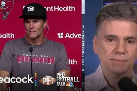 Has Tom Brady really been 'rewriting' Bucs game plans? | Pro Football Talk | NFL on NBC