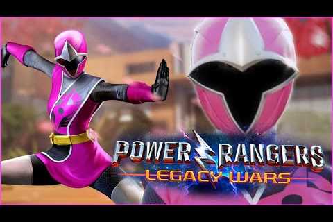Power Rangers Legacy Wars - Sarah Thompson Ninja Steel Pink Ranger Unboxing &amp; Gameplay