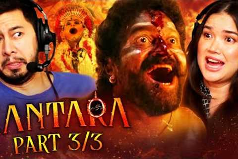 KANTARA Movie Reaction Part 3/3 &amp; Review! | Rishab Shetty | Kishore Kumar G | Achyuth Kumar