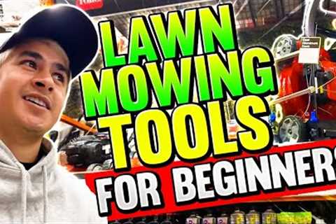 Run a Badass Solo Lawn Care Biz w/ These Tools From Home Depot! Beginner's Mowing Setup/Equipment