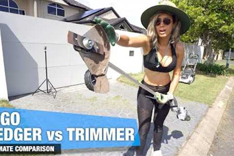 EGO 56v Multi-Head Edger vs Line Trimmer - ULTIMATE Lawn Edging Comparison &amp; REVIEW