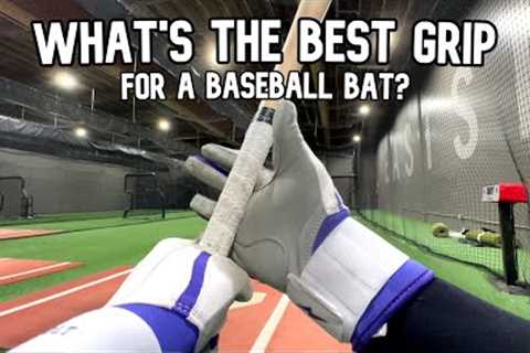 BASEBALL GRIP TEST | Do batting gloves and pine tar actually help you swing faster?