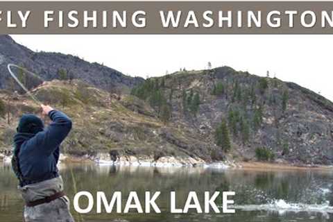 Fly Fishing Washington States Omak Lake on a Rainy day in March [Episode #33]
