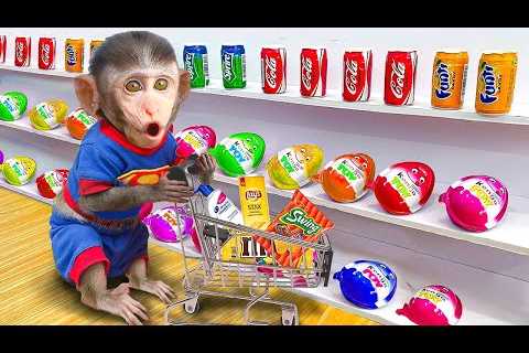 1000+ perfect miniature cake decorating ideas |  Baby Monkey's Chocolate &amp; Rainbow Ice Cream