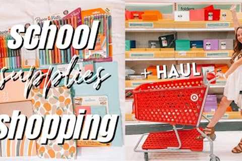 school supplies shopping + HAUL 2021! | college student essentials