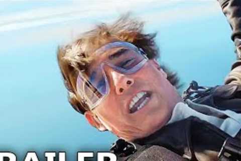 MISSION IMPOSSIBLE 7, Tom Cruise leaps from a plane