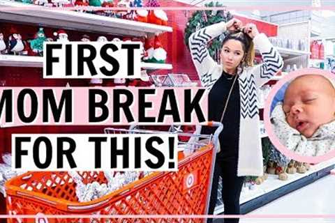 FIRST TIME LEAVING MY BABY! CHRISTMAS DECOR SHOPPING 2019! SHOP WITH ME 3 STORES | Alexandra Beuter