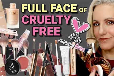 FULL FACE OF CRUELTY FREE MAKEUP | over 40