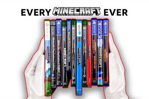 Unboxing Every Minecraft + Gameplay | 2012-2022 Evolution