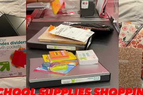SCHOOL SUPPLIES SHOPPING + HAUL| Kayanah Duran