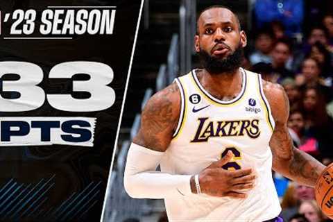 LeBron James 33 PTS &amp; 9 AST Full Highlights vs Wizards🔥