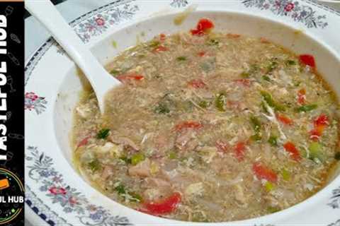 Simple Chicken Vegetable Soup Recipe – Easy Soup At Home #chickensouprecipe #hotsoup | Tasteful Hub