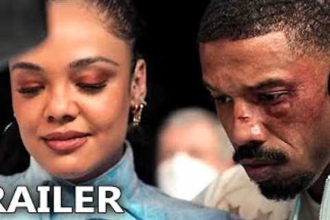 CREED 3 Behind The Scenes (223) Michael B. Jordan and Tessa Thompson Film