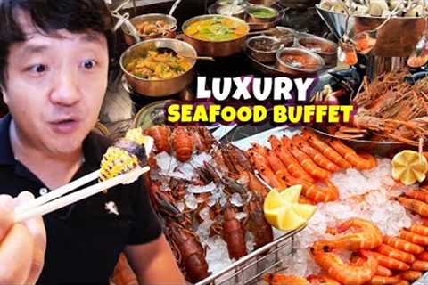 All You Can Eat LUXURY Sushi &amp; Crab SEAFOOD BUFFET | BEST Buffet in Singapore?! Colony Buffet..