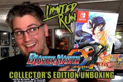 Blaster Master Zero 3 Collector's Edition Unboxing - Limited Run Games