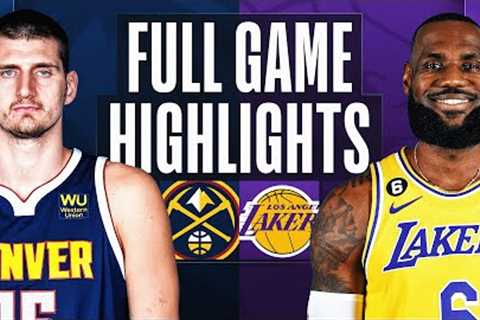 NUGGETS at LAKERS | NBA FULL GAME HIGHLIGHTS | December 16, 2022