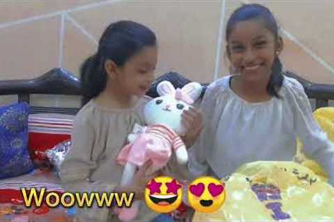 #Surprise by Mom💖 #Unboxing of Gifts from Dubai🥰 #Excited to see🤩