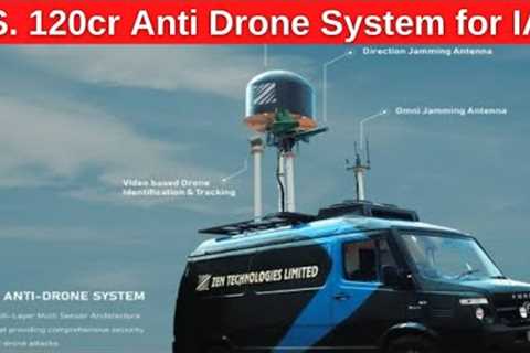 Zen Technology Counter Drone system selected by IAF | 120 Cr