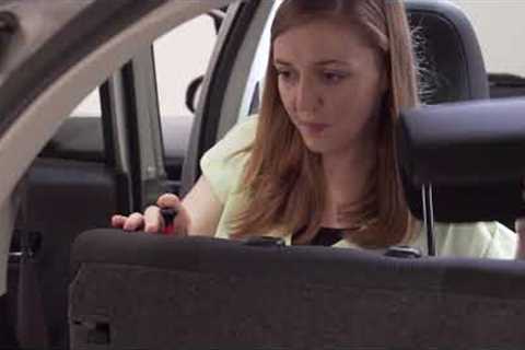 HALFORD baby car seat installation tutorial