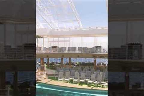 SkyDome fly-through onboard P&amp;O Cruises' #arvia #pandocruises #cruise #planetcruise #cruiseships