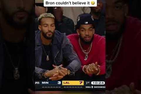 LeBron just sitting there watching 😂 | #shorts