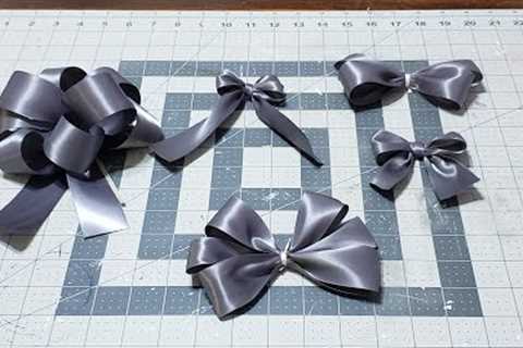#diybow #bow #ribbon DIY Ribbon Bow (Easy)