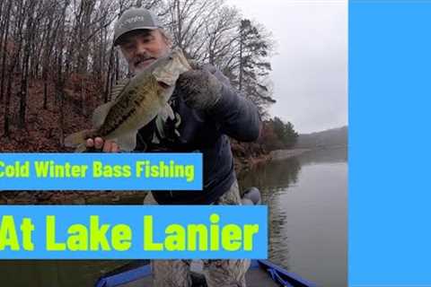 Cold Winter Bass Fishing At Lake Lanier